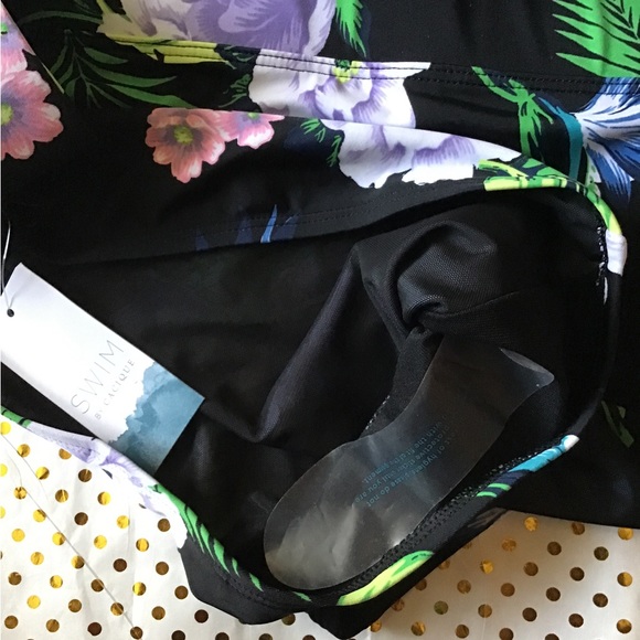 ⬇️LOWEST❌NWT CACIQUE SWIM Sz22 Tropical High Waist Swim BOTTOMS - Picture 6 of 9